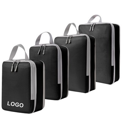 Set Of 4 Waterproof Luggage Packing Organizers