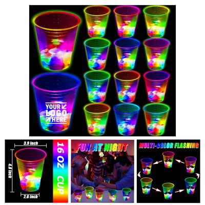 16 oz Glowing Party Cup for Indoor and Outdoor Events