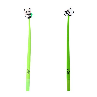 Silicone Panda Ballpoint Pen