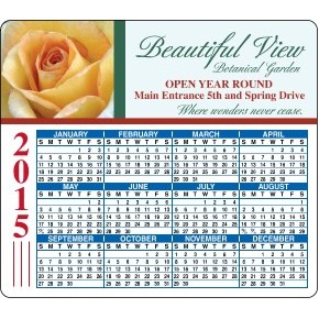 Calendar Magnet w/Round Corners (4"x 3 1/2")