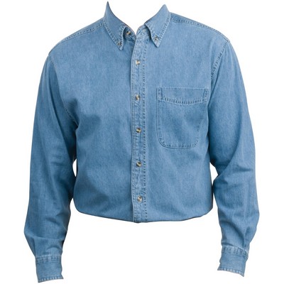 Long Sleeve Casual Denim Shirt