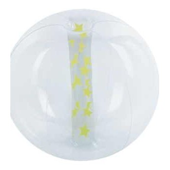 16" Transparent Beach Ball w/ Glow In The Dark Tube Insert©