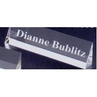 Optic Crystal Name Plate