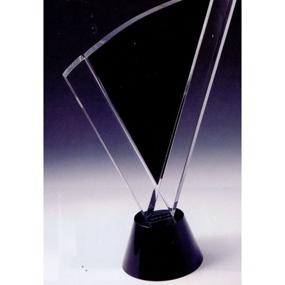 Flame Crystal Award (12 1/2"x8 1/4"x4")