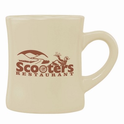 10 Oz. Cream Beige Diner Mug