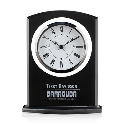 Tuxedo Clock - Black 7"