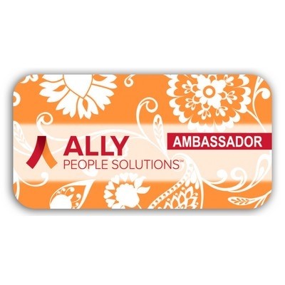 Laminated Name Badge (1.5"x2.875") Rectangle