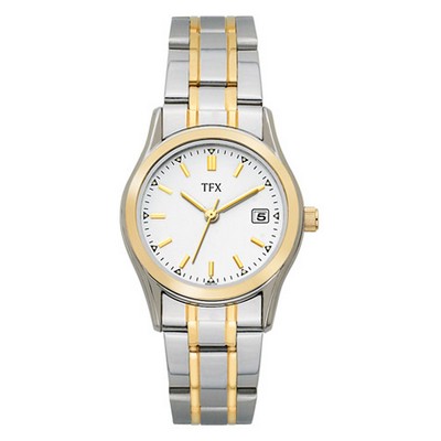 TFX by Bulova Ladies' Corporate Collection Watch with Silver/Gold Band