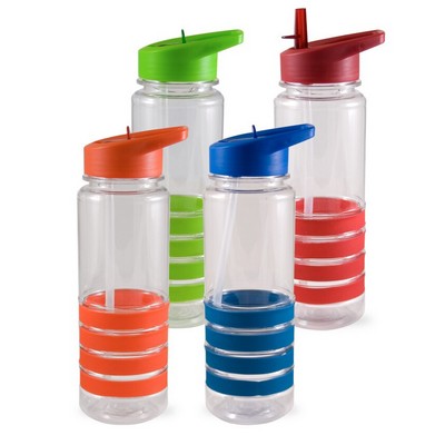 25 Oz. Expedition Tritan Bottle w/Rubber Grip & Flip-Up Spout