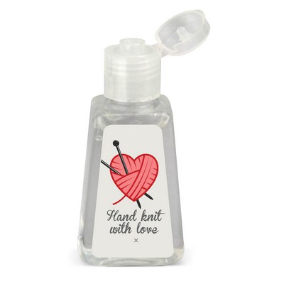 Hand Sanitizer Gel: 1 oz Triangle Bottle