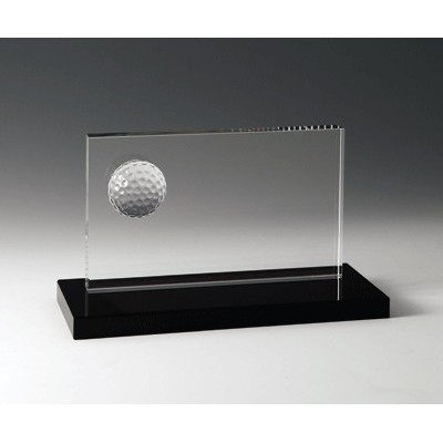 Crystal Golf Panel w/ Rectangle Base