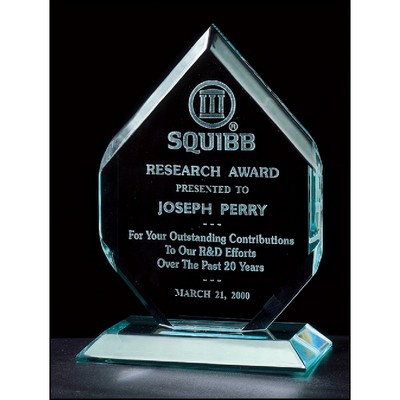 3/4" Thick Polished Diamond Acrylic Award (7"x9.75")