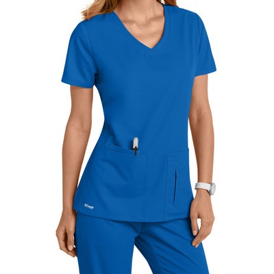 Barco® Grey's Anatomy™ Women's Classic Cora 4 Pocket V-Neck Scrub Top