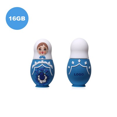 16GB Russian Doll 2.0 U S B Flash Drive With U D P Chip