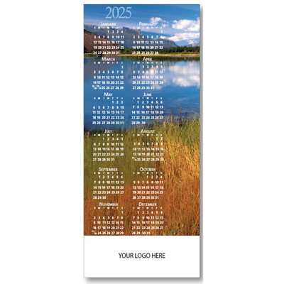 2025 Scenic Magnetic Calendar