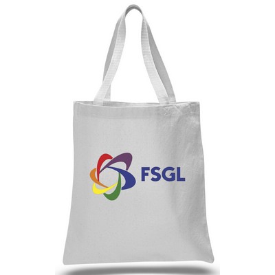 Promo Canvas Tote--White--1-Color Imprint