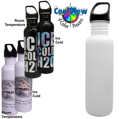 26oz Stainless Excursion Bottle with Color Change Full Color!