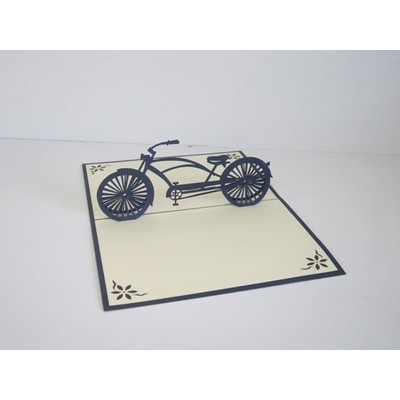 Custom Design Pop up Card Bike