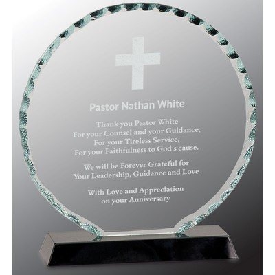 Round Facet Glass Award