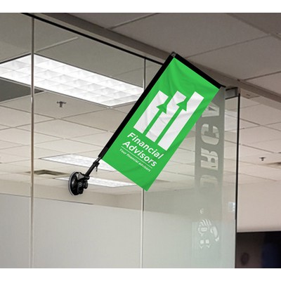 Suction Cup Flags - Rectangle Single Sided Package (9.06'' x 20.47'')