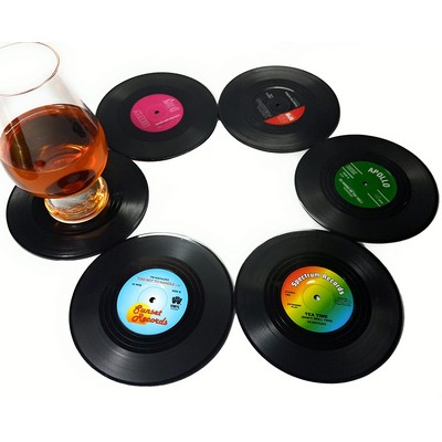 Record Disk Coaster for Drinks