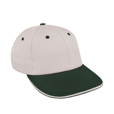 USA Made Low Style Two Tone Brushed Snapback w/Sandwich Visor