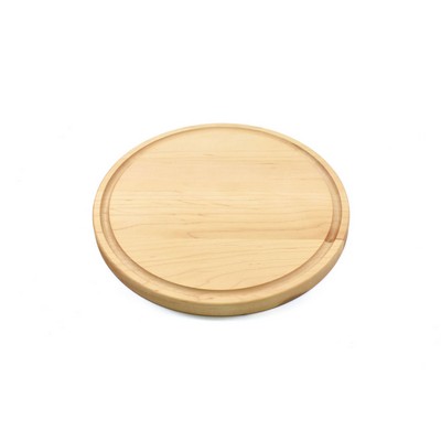 Round Maple Hardwood Cutting Board