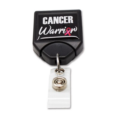 Cancer Warrior B-Reel (TM) Badge Reels