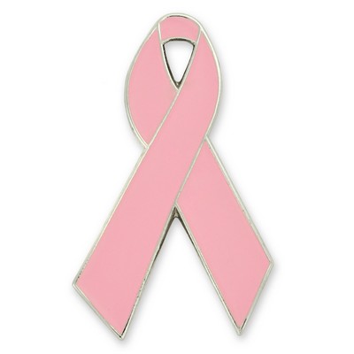 Pink Ribbon Pin Magnetic Back