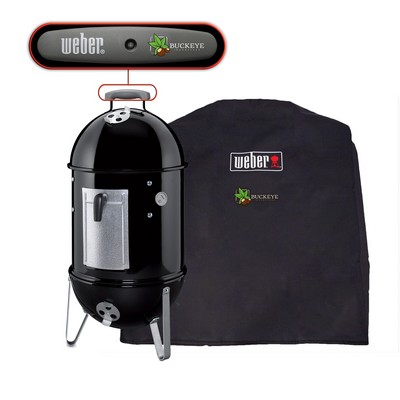 Weber Smokey Mountain Cooker Smoker 14.5" - Decorated