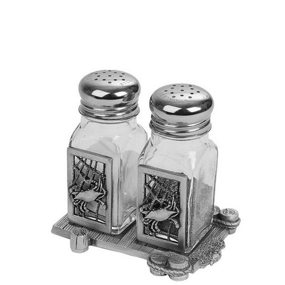 Salisbury Crab Net Salt & Pepper Shakers w/Dock