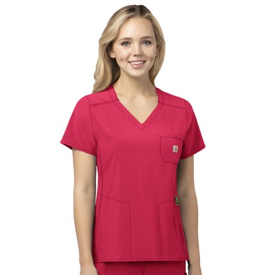 Carhartt® Cross-Flex Women's Modern Fit Chest Pocket Scrub Shirt