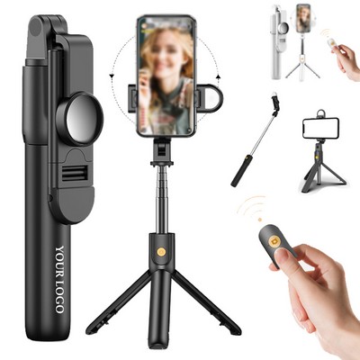 4 In 1 BT Led Fill Light Selfie Stick Tripod