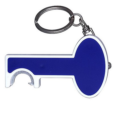 Key Shape Opener LED Keychain