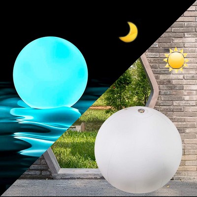 15.7\'\' Inflatable Ball Light Up Beach Ball With Rc