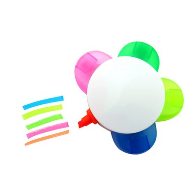 Flower Fluorescent Highlighter Pen