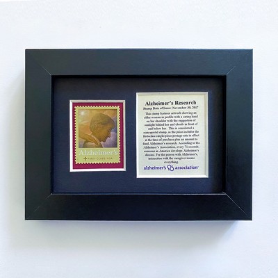 Framed Stamp for Alzheimer's Awareness