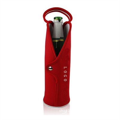 Neoprene Bottle Cooler with Handle