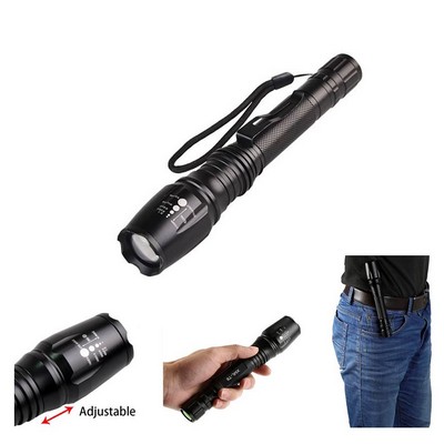 Super Bright Zoomable Tactical Flashlight