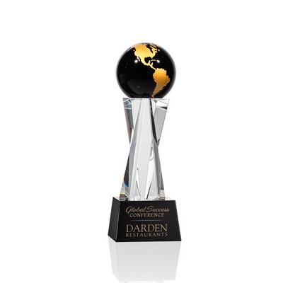 Havant Globe Award - Black/Gold 10"