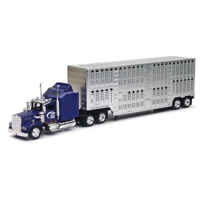 1:43 Scale Kenworth® W900 Potbelly Livestock Truck (u)