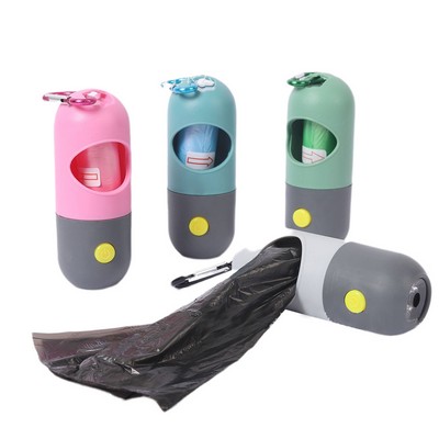 LED Flashlight Dog Poop Bag Dispenser