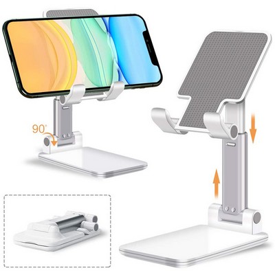 Phone Stand Desk Foldable Holder Height Adjustable Cell Phone Cradle Dock