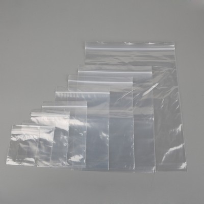 Clear Plastic Zip Lock Bag (10"x13")