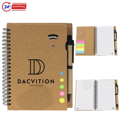 Environmental Spiral Notebook & Pen Set