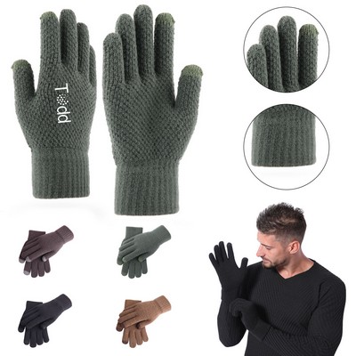 Winter Acrylic Knitting Gloves