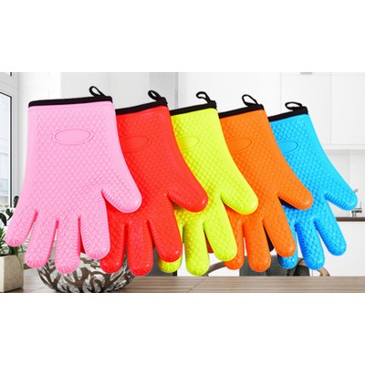 Kitchen Oven Gloves resistant Oven Mitts/BBQ Gloves/Grill Gloves - Perfect for Baking and Grilling