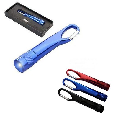 Carabiner Hook Led Pocket Flashlight