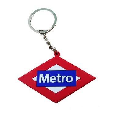 Soft Rubber PVC key chain