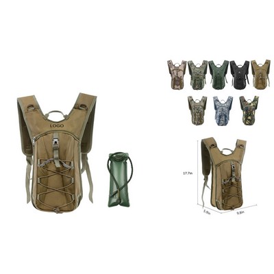 Tactical Backpack W/3L Water Bladder